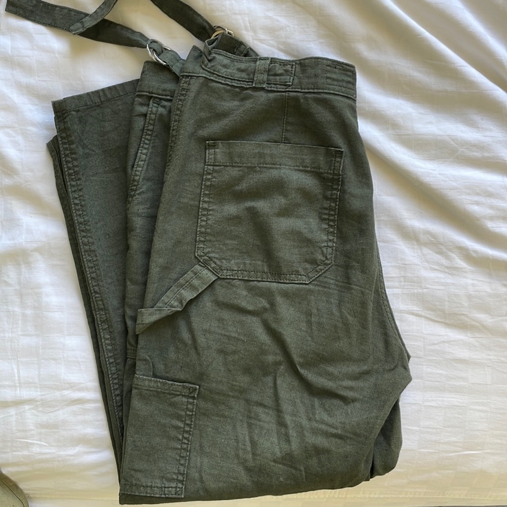 AG Slim Noten cargo Carpenter high rise linen pants
